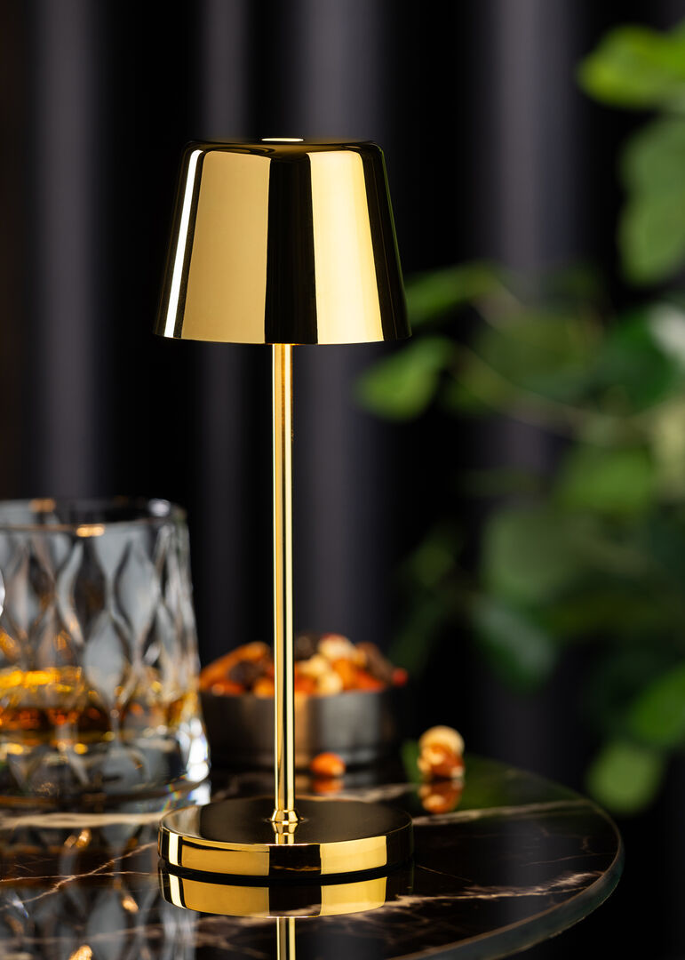 Utopia Bermuda Micro LED Cordless Lamp 21cm - Gold
