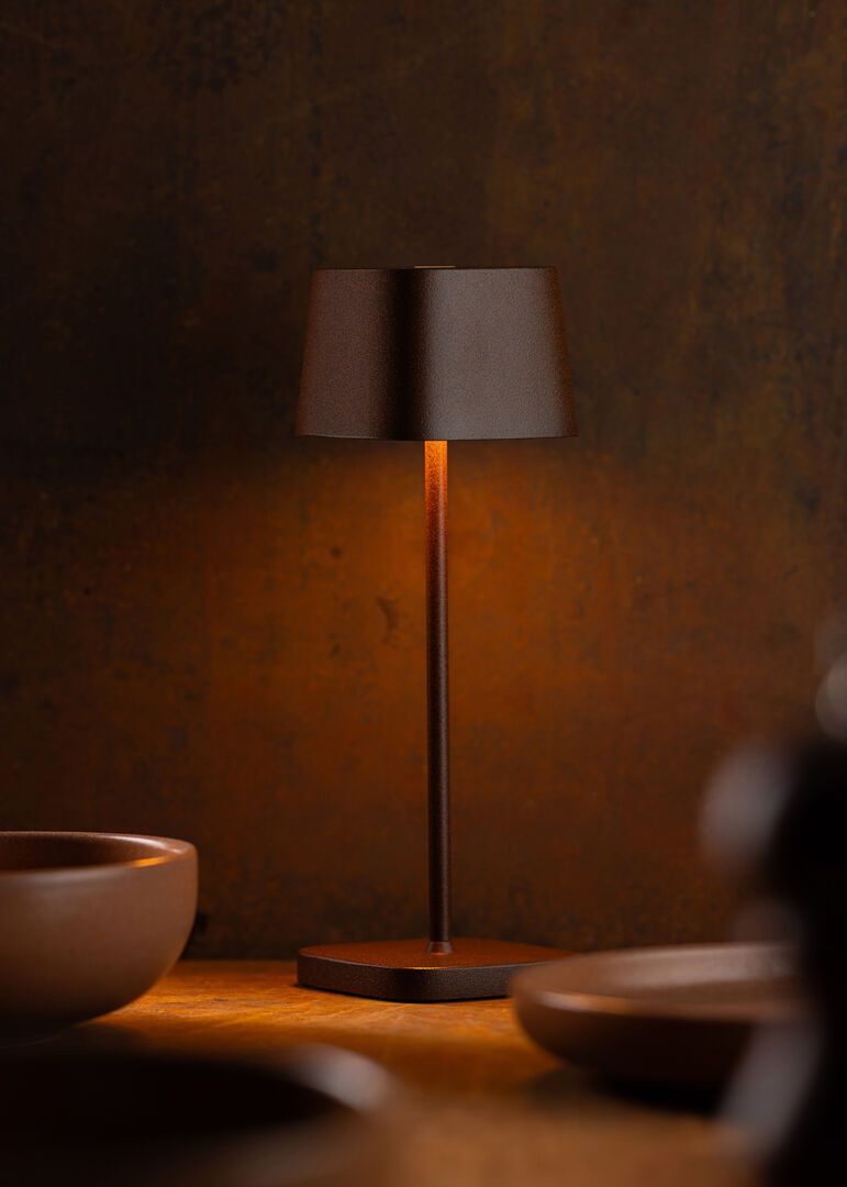 Montego LED Cordless Lamp 30cm - Corten - RE