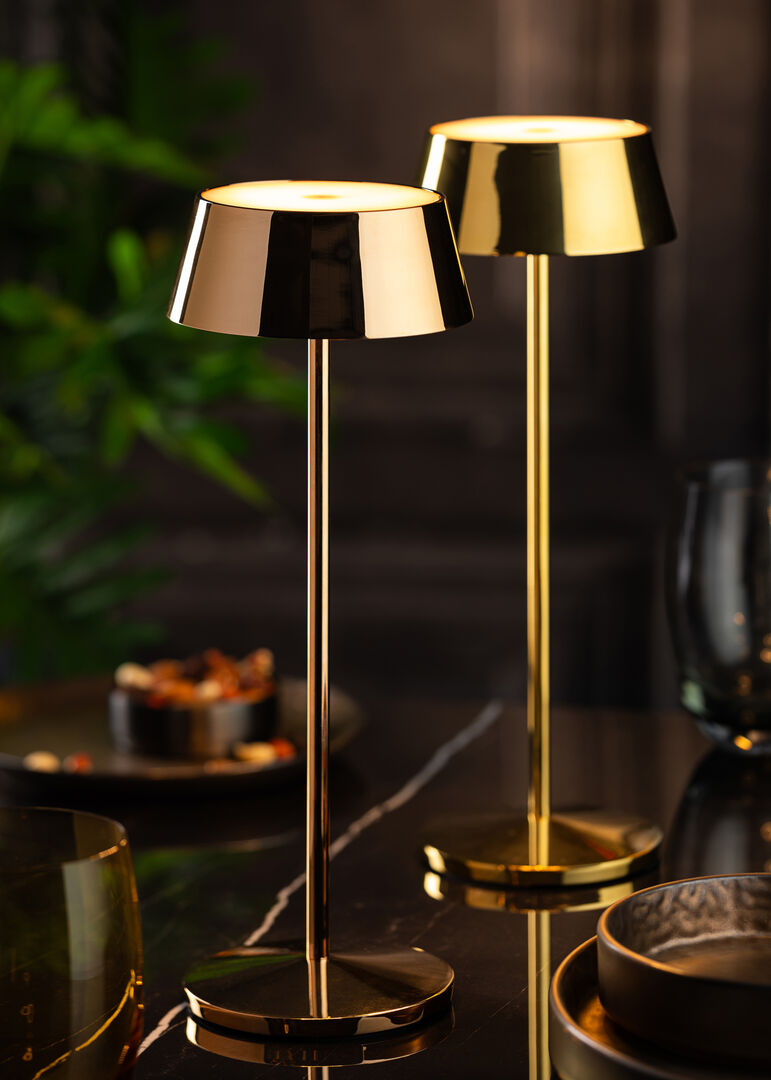 Utopia Martinique LED Cordless Lamp 30cm - Copper
