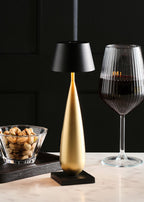 Tobermory LED Cordless Lamp - Champagne Base - RE