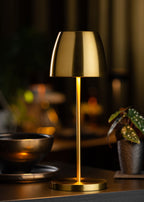 Utopia Montserrat LED Cordless Lamp 30cm - Brushed Gold