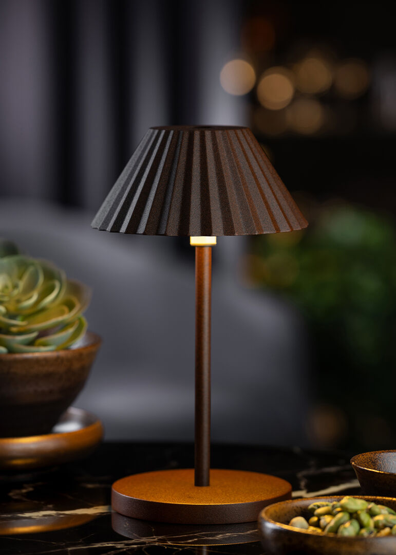 Utopia Aruba LED Cordless Lamp 23cm - Cocoa