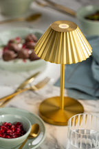 Utopia Aruba LED Cordless Lamp 23cm - Brushed Gold