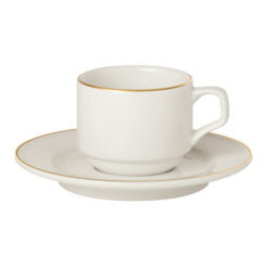 Academy Event Gold Band Espresso Saucer 12cm (Special Purchase Item Delivery Lead Time 14 Working Days)