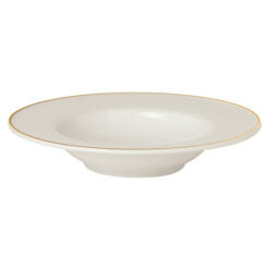 Academy Event Gold Band Soup Plate 23cm/9" (Special Purchase Item Delivery Lead Time 14 Working Days)
