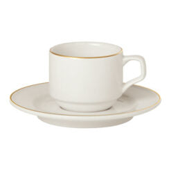 Academy Event Gold Band Espresso Cup 90ml (Special Purchase Item Delivery Lead Time 14 Working Days)