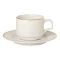 Academy Event Gold Band Stacking Cup 200ml (Special Purchase Item Delivery Lead Time 14 Working Days)