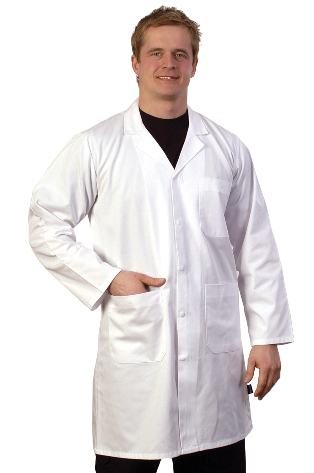 Unisex Coat White Size Large