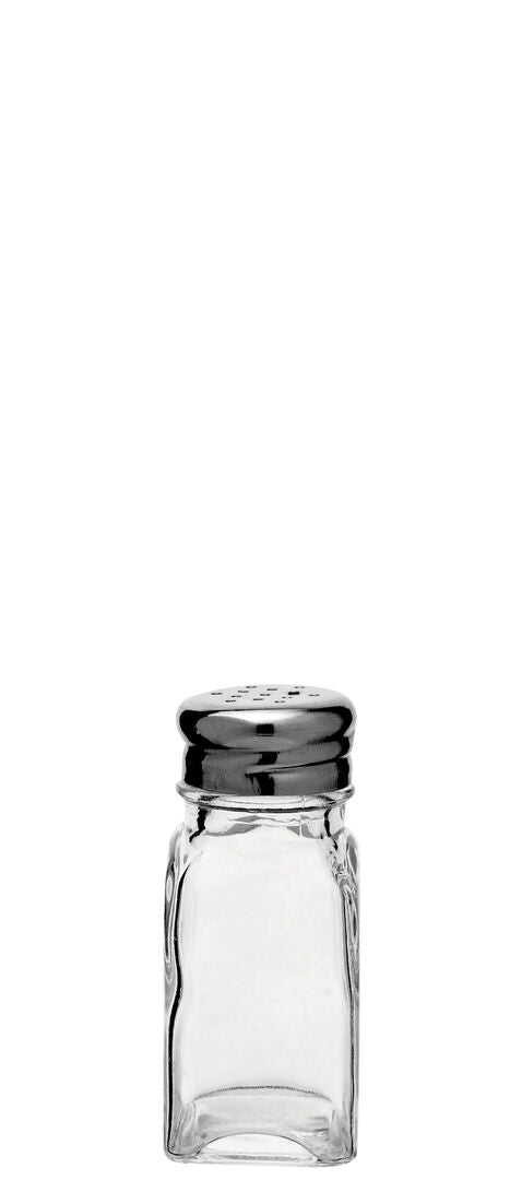 Utopia Square Pepper Pot Stainless Steel Top(4 Boxes of 12)