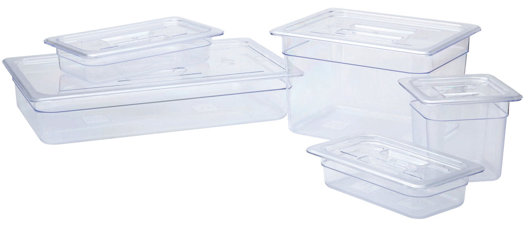 Utopia PC 1/9 GN Pan 6.5cm Deep Clear(Box of 6)