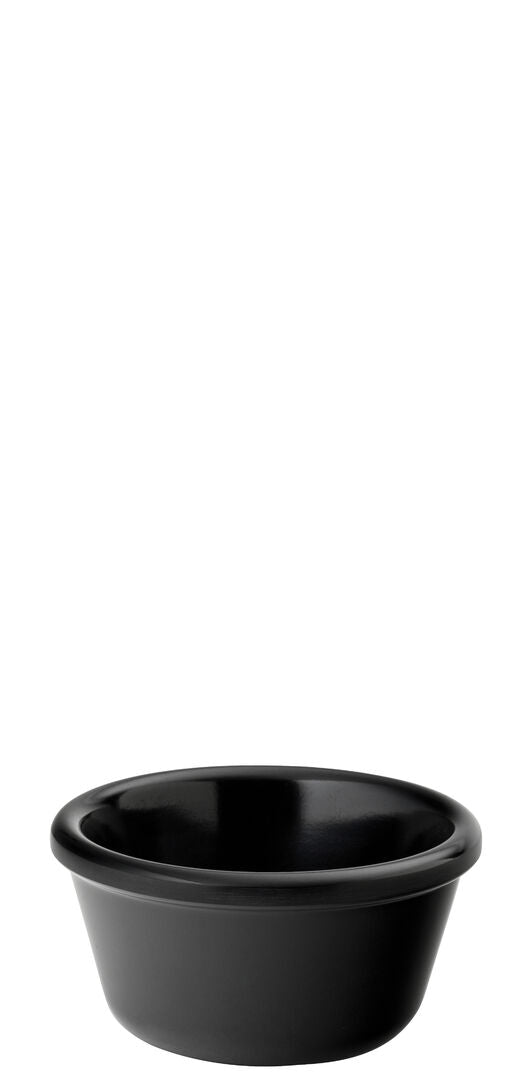 Utopia Plain Black Ramekin 3oz (9cl)(Box of 48)