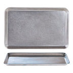 Antique Steel Rectangular Tray 30cm x 21cm Box of 12