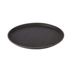 Black Round Non-Slip Bar Tray 35.5cm