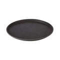 Black Round Non-Slip Bar Tray 35.5cm