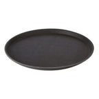 Black Round Non-Slip Bar Tray 40.5cm