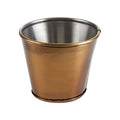 Sides Bucket Antique Brass 11cm Box of 6 (In Stock from 23.10)
