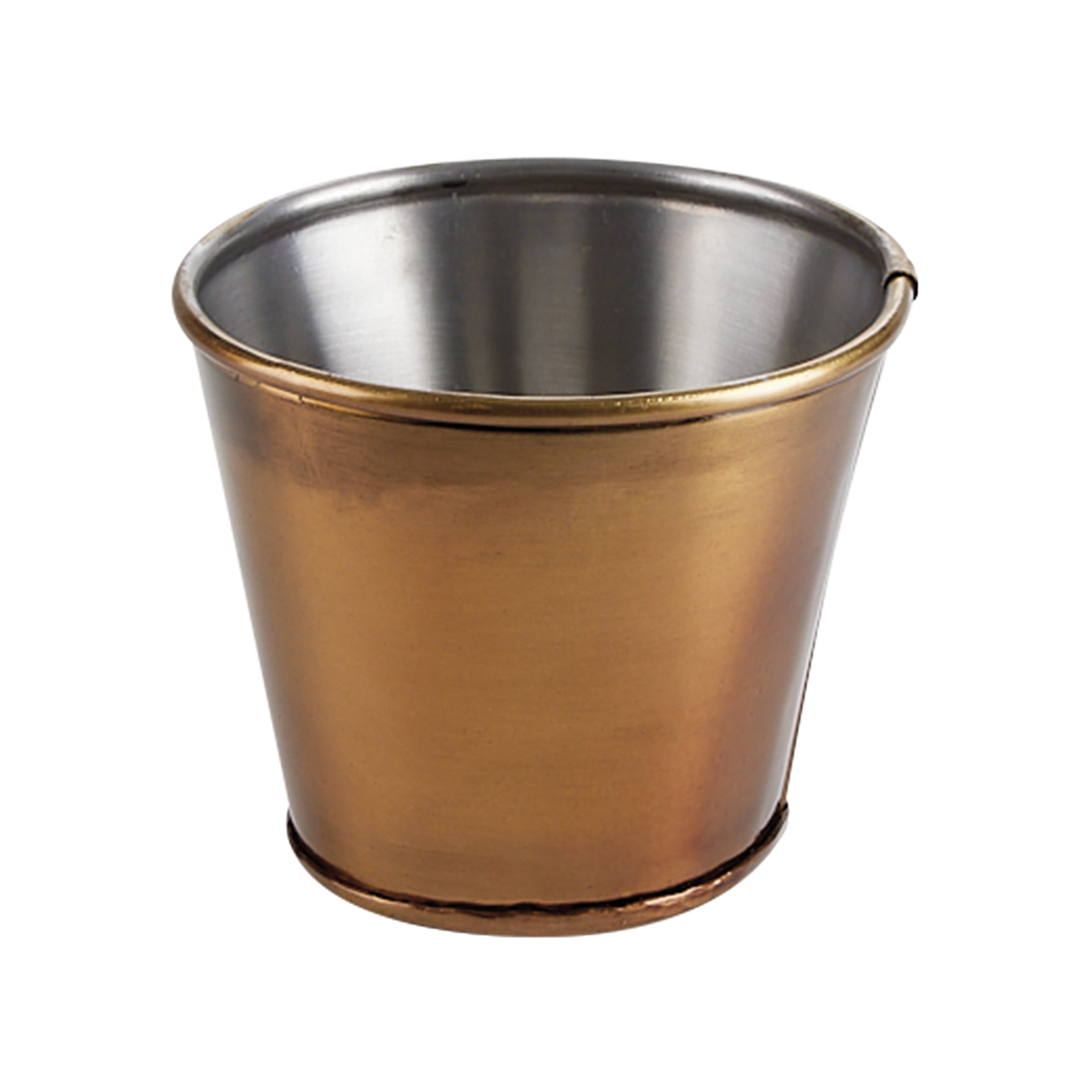 Sides Bucket Antique Brass 11cm Box of 6 (In Stock from 23.10)