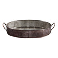 Serving Tray Antique Copper 31cm Box of 6