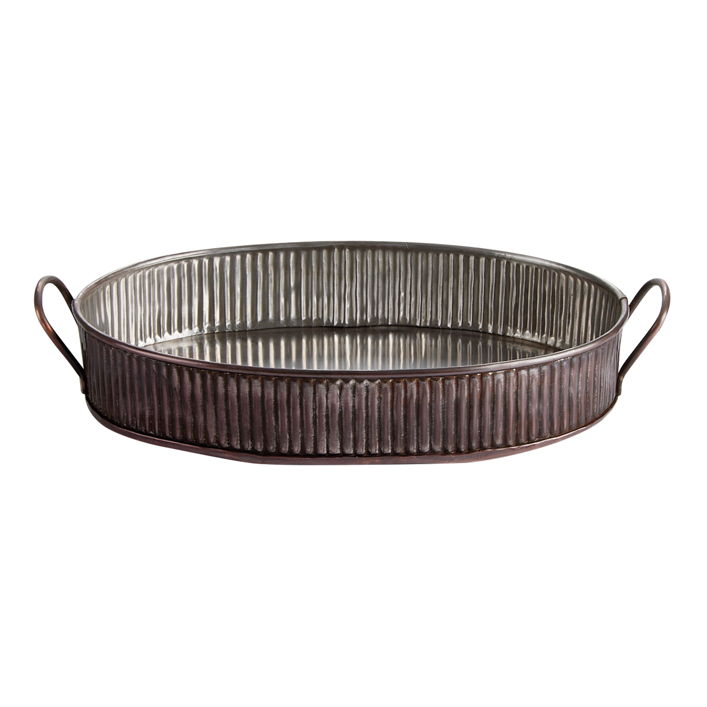 Serving Tray Antique Copper 31cm Box of 6