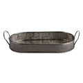 Combo/Serving Platter Antique Silver 34cm Pack of 6