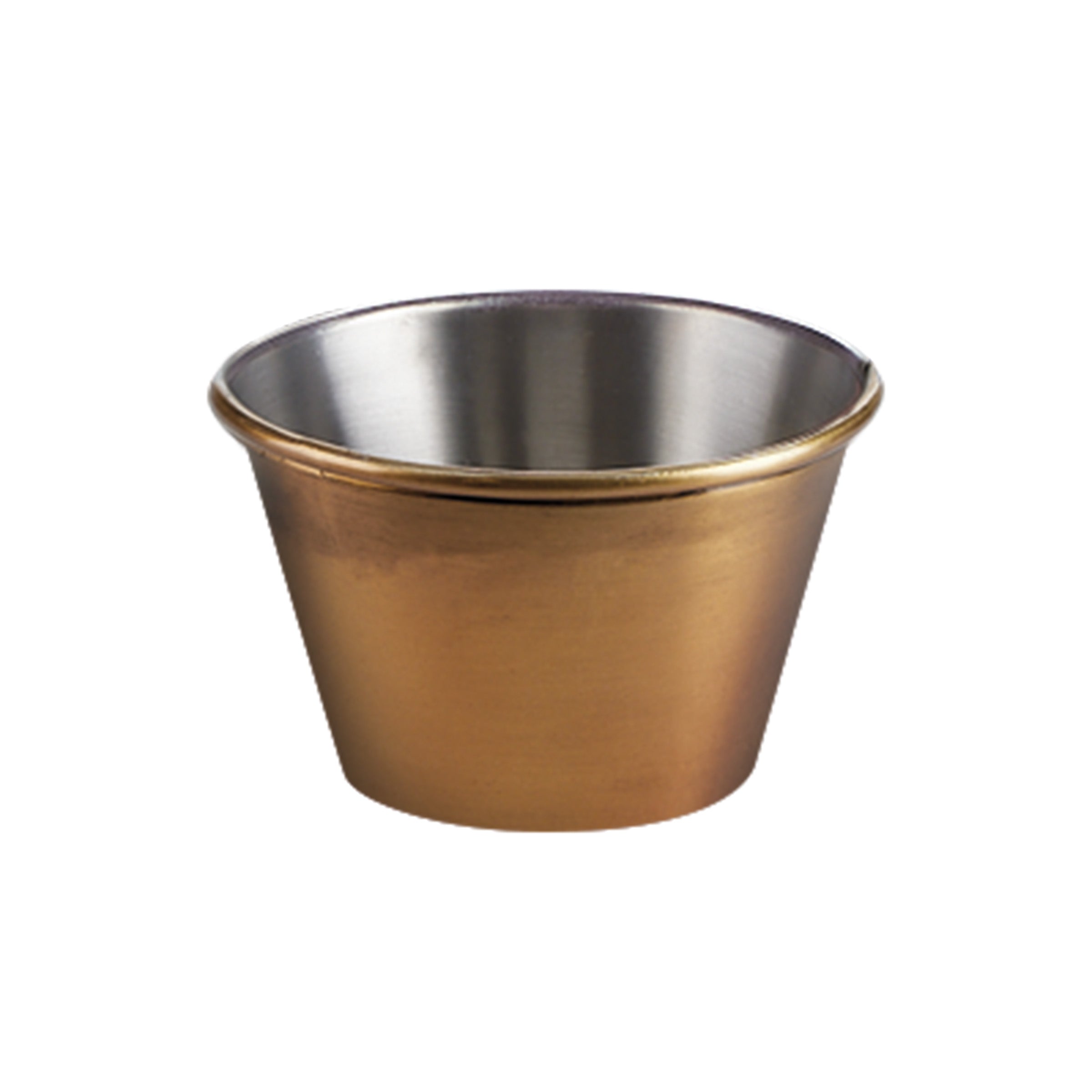 Sauce/Dip Pot Antique Brass  2.5oz Box of 12