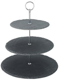 Utopia 3 Tier Slate Platter 12, 10, 8" (30, 25, 20cm)(Box of 1)
