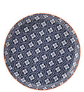 Utopia Cadiz Blue & Orange Plate 10.5" (27cm)(Box of 6)