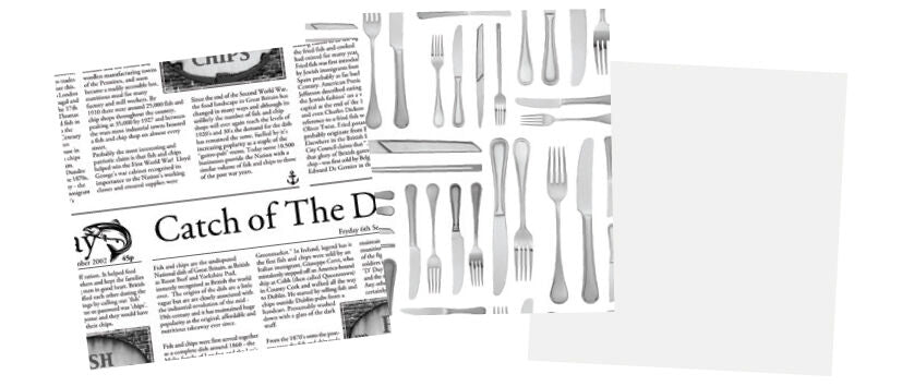 Utopia Catch of the Day Greaseproof Paper 6" (15cm)(Pack of 500)