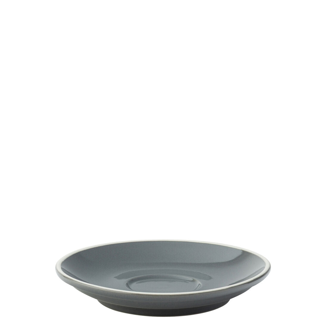 Utopia Barista Espresso Grey Saucer 4.5" (11.5cm)(Box of 12)