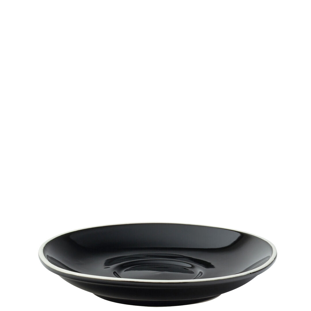 Utopia Barista Black Saucer 5.5" (14cm)(Box of 12)