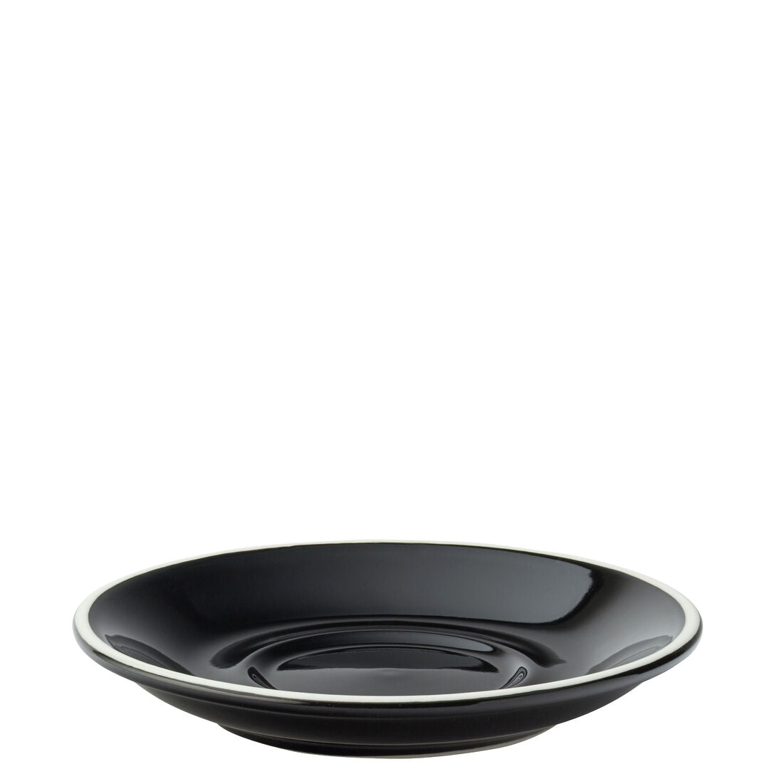Utopia Barista Black Saucer 6" (15cm)(Box of 6)