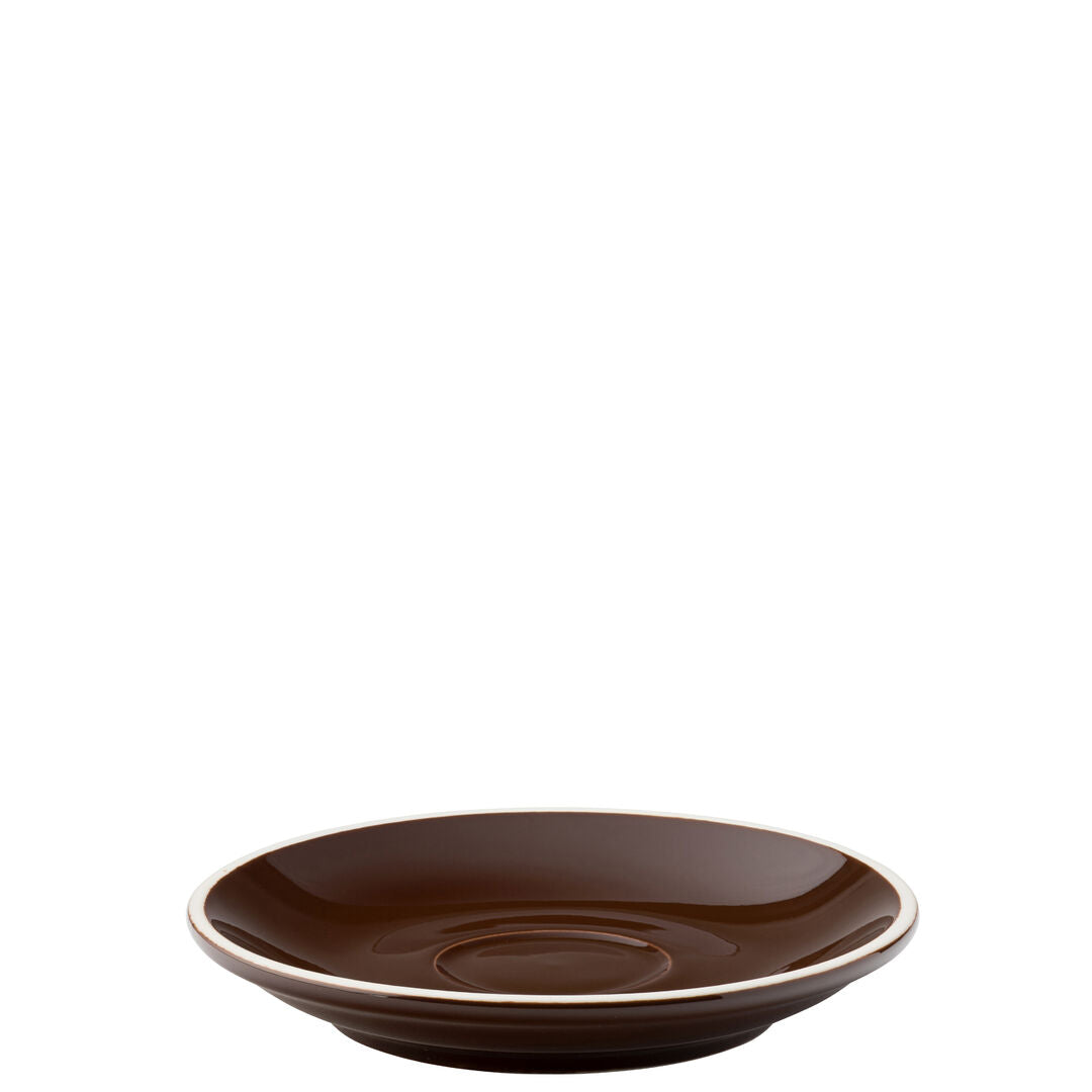 Utopia Barista Espresso Brown Saucer 4.5" (11.5cm)(Box of 12)
