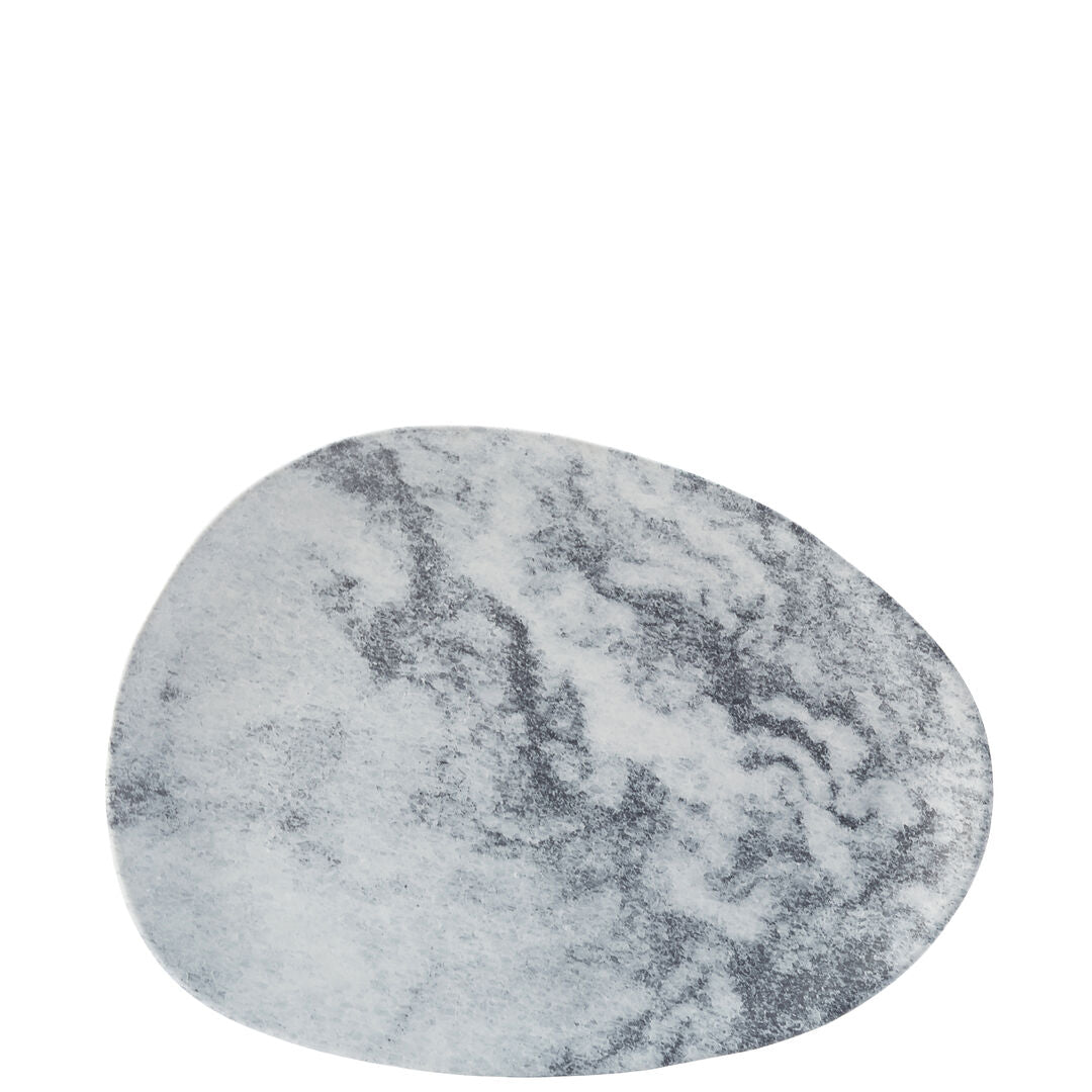 Utopia Pebble Platter 16 x 11.75" (41 x 30cm) - Grey(Box of 6)