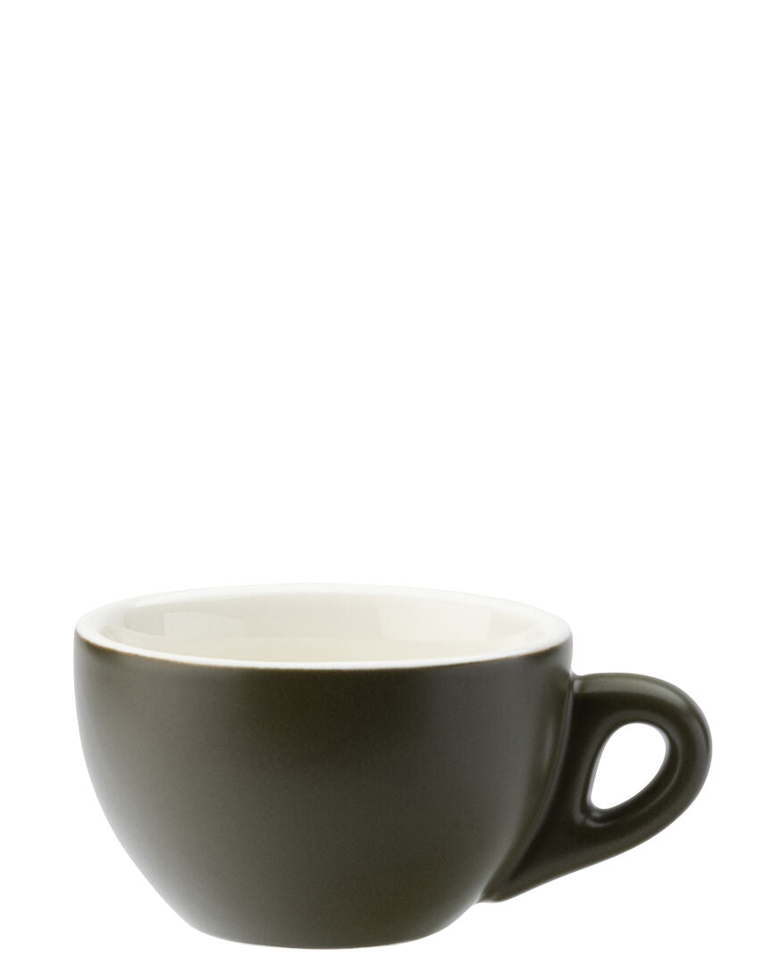 Utopia Barista Cappuccino Matt Olive Cup 7oz (20cl)(Box of 12)