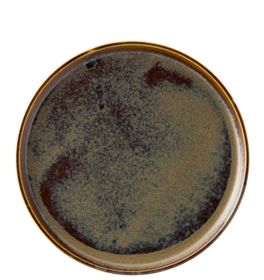 Utopia Murra Toffee Walled Plate 10.5" (27cm)(Box of 6)