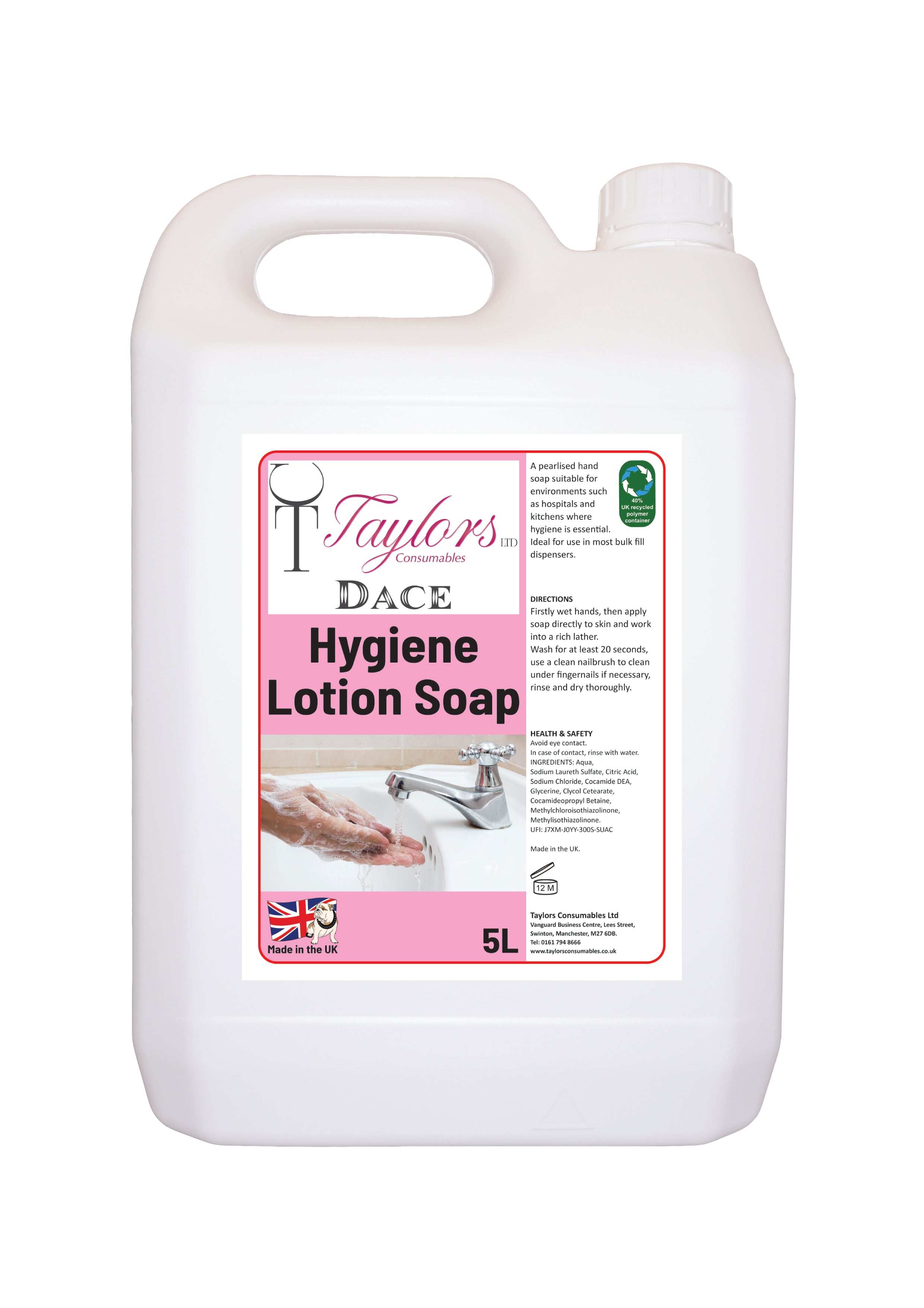 DACE Hygiene  Hand  Wash Soap 5l