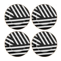 Mikasa Luxe Deco 4-Piece China Side Plate Set, 21cm