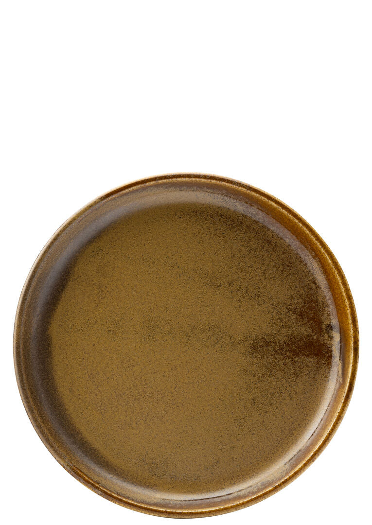Utopia Murra Toffee Walled Plate 7" (17.5cm)(Box of 6)