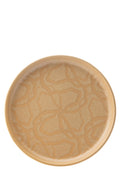 Utopia Maze Flax Walled Plate 7" (17.5cm)(Box of 6)