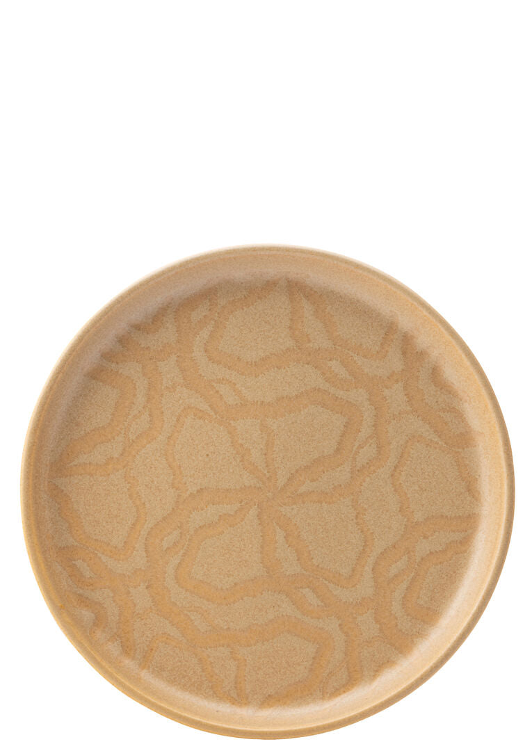 Utopia Maze Flax Walled Plate 7" (17.5cm)(Box of 6)