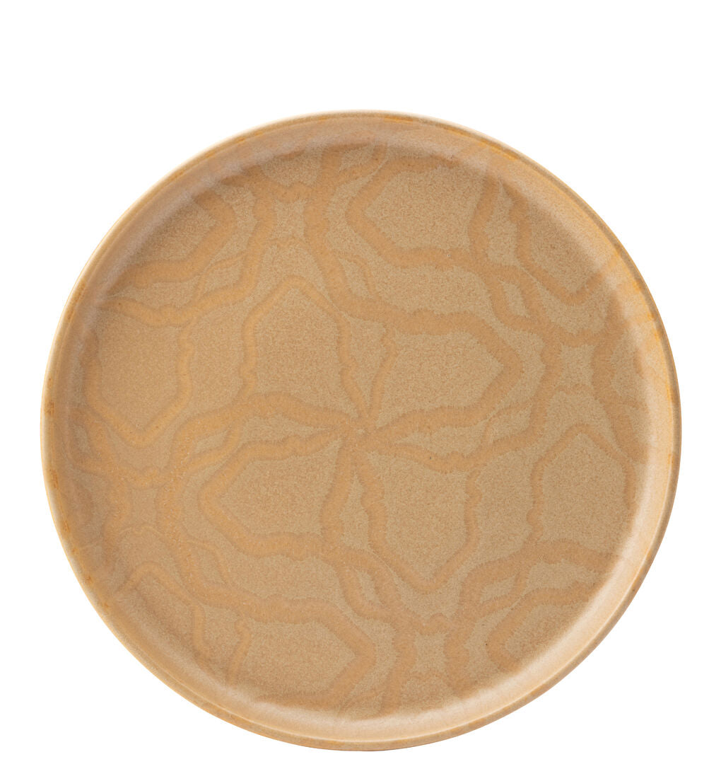 Utopia Maze Flax Walled Plate 10.5" (27cm)(Box of 6)