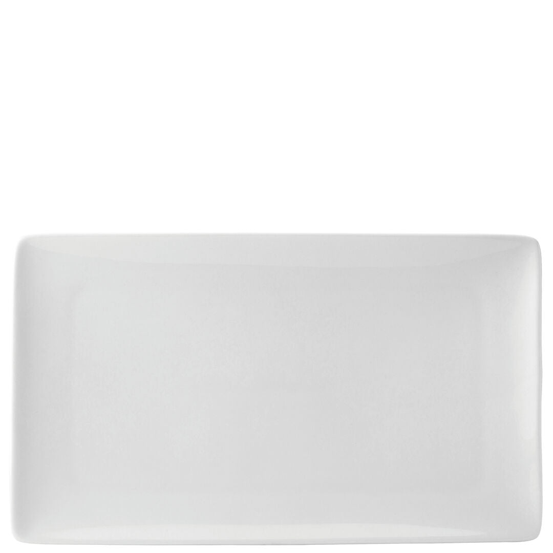 Utopia Pure White Rect Plate 13.75 x 8.25" (35 x 21cm)(2 Boxes of 6)