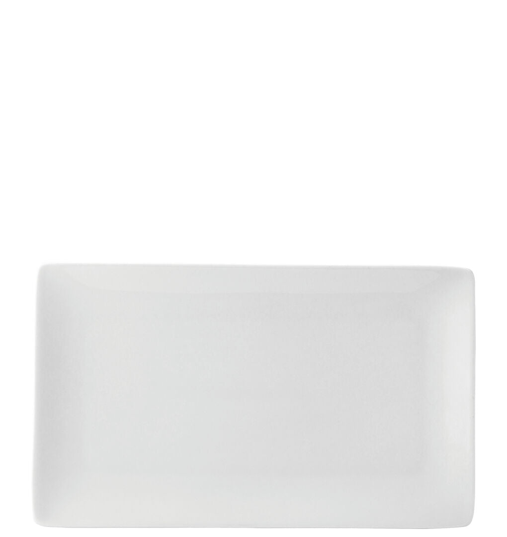 Utopia Pure White Rectangular Plate 11x 6.25" (28 x 16cm)(3 Boxes of 6)