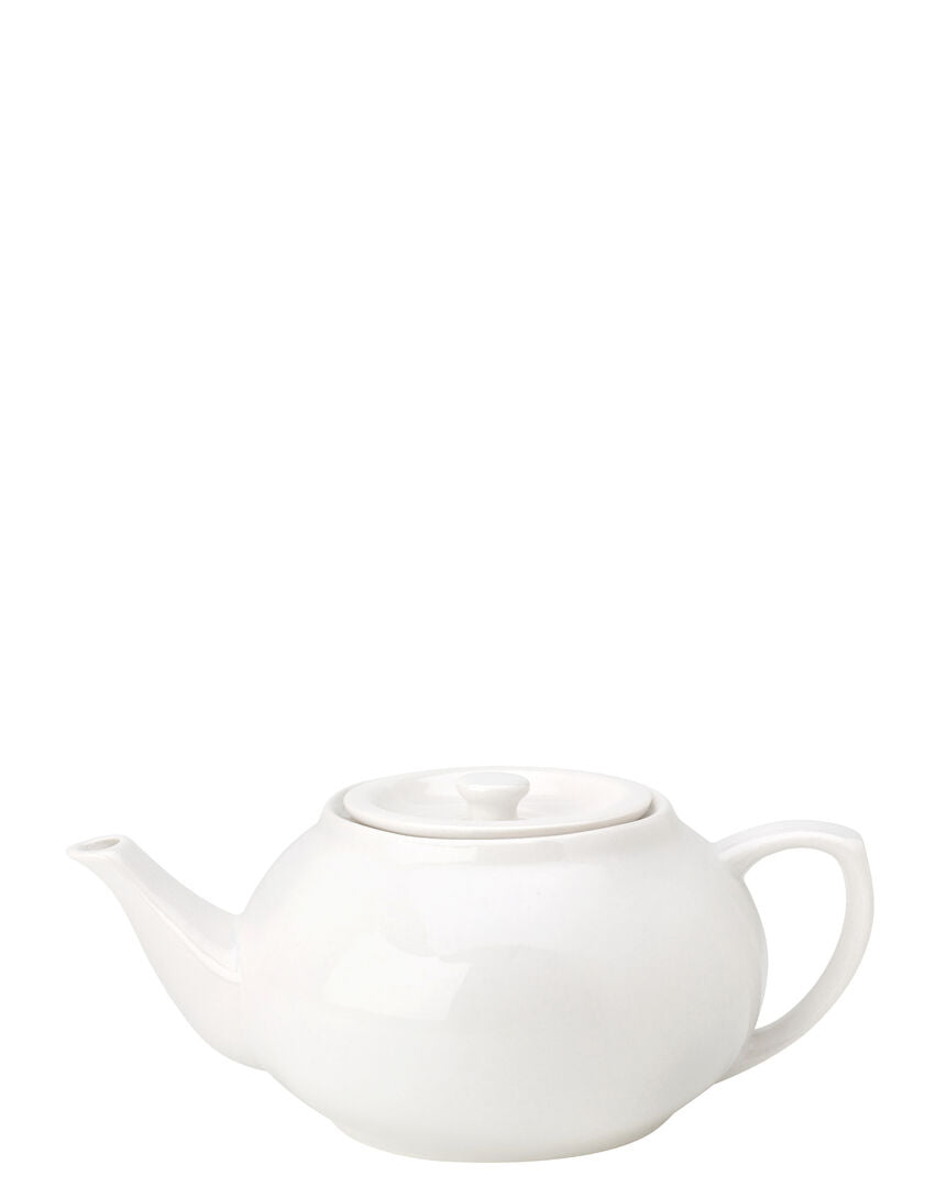 Utopia Pure White Teapot 30oz (82cl)(3 Boxes of 4)