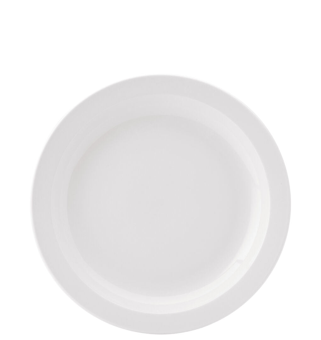 Utopia Pure White Narrow Rim Plate 10" (25.5cm)(3 Boxes of 6)