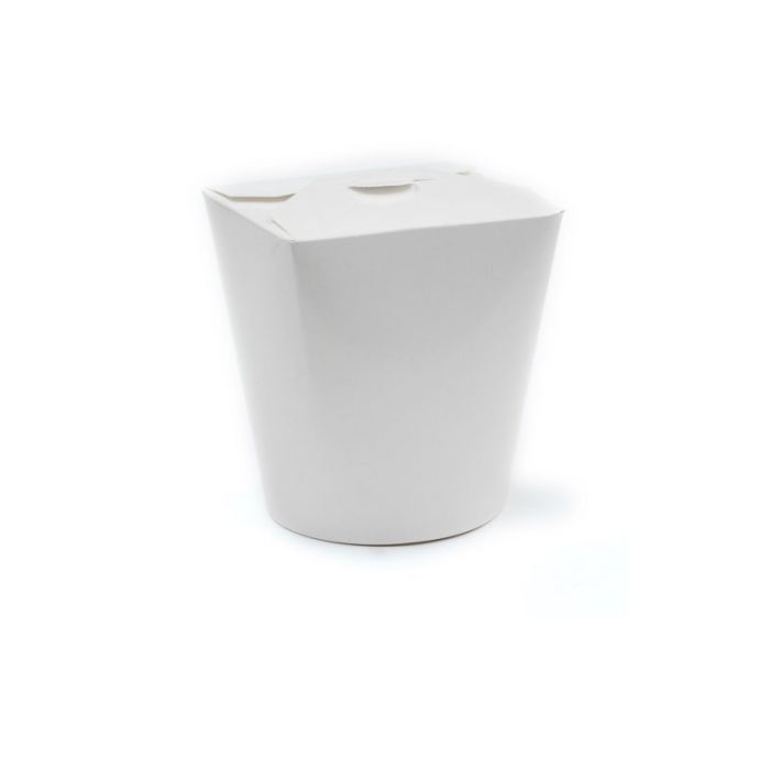 Dispo 26oz White Round Food Pail 1X500
