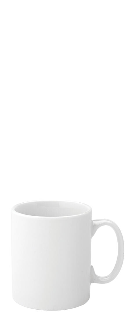 Utopia Pure White Economy Straight-Sided Mug 12oz (34cl)(Box of 12)