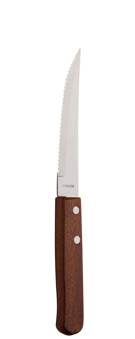 Utopia Wooden Handle Steak Knife(Box of 12)