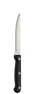 Utopia Black Handled Steak Knife(Box of 12)