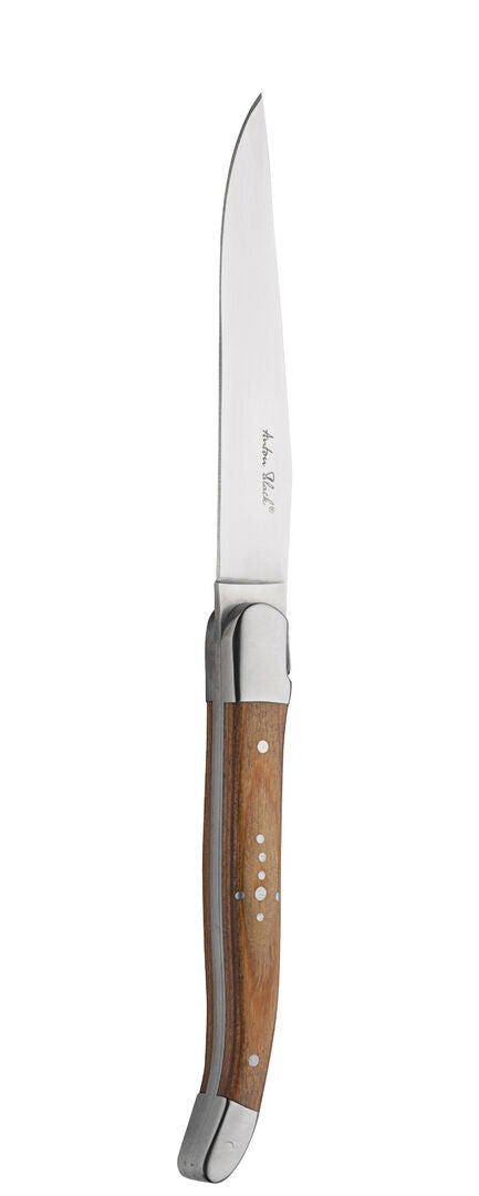 Utopia Laguiole Wood Handled Steak Knife(Box of 12)